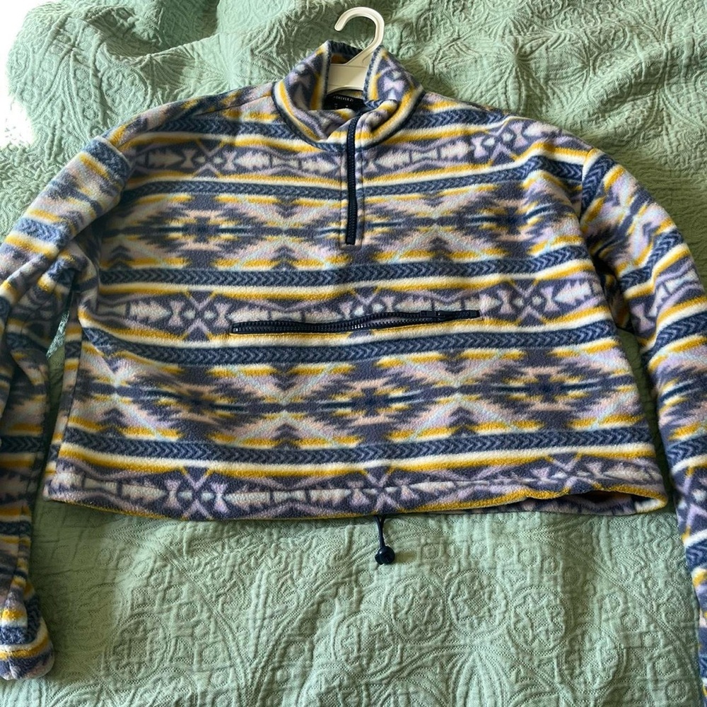 Forever 21 cropped jacket, super comfy and warm!